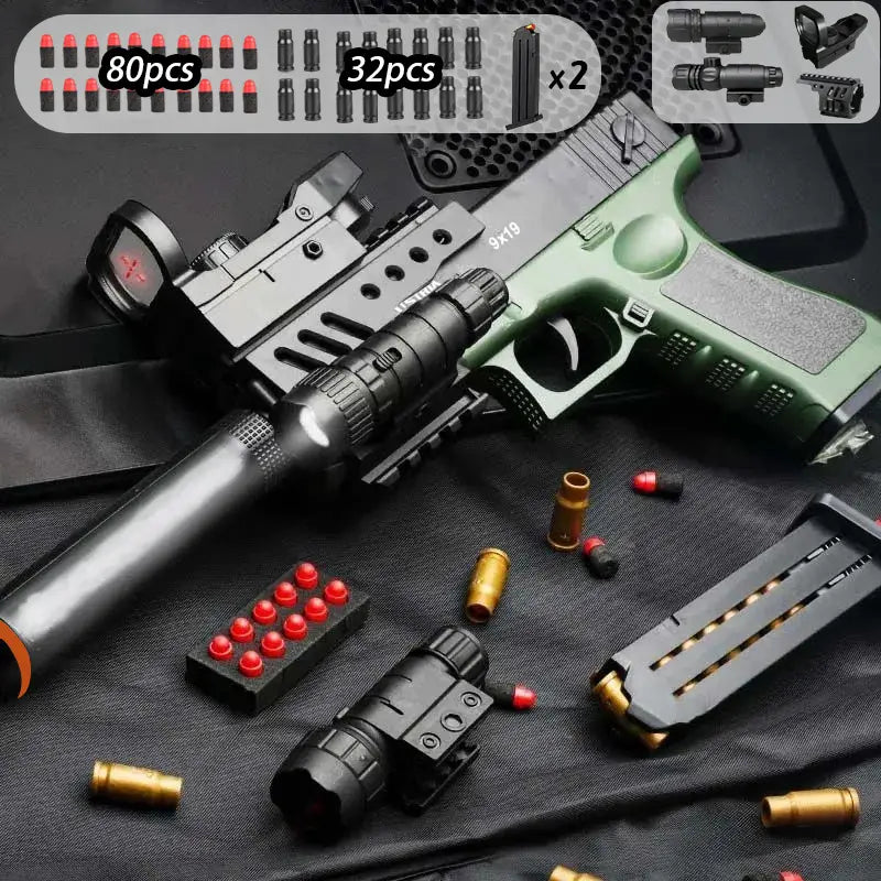 Toy 45 caliber gun sets