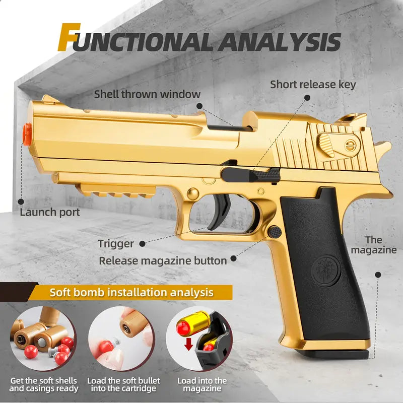 Toy 9mm gun sets