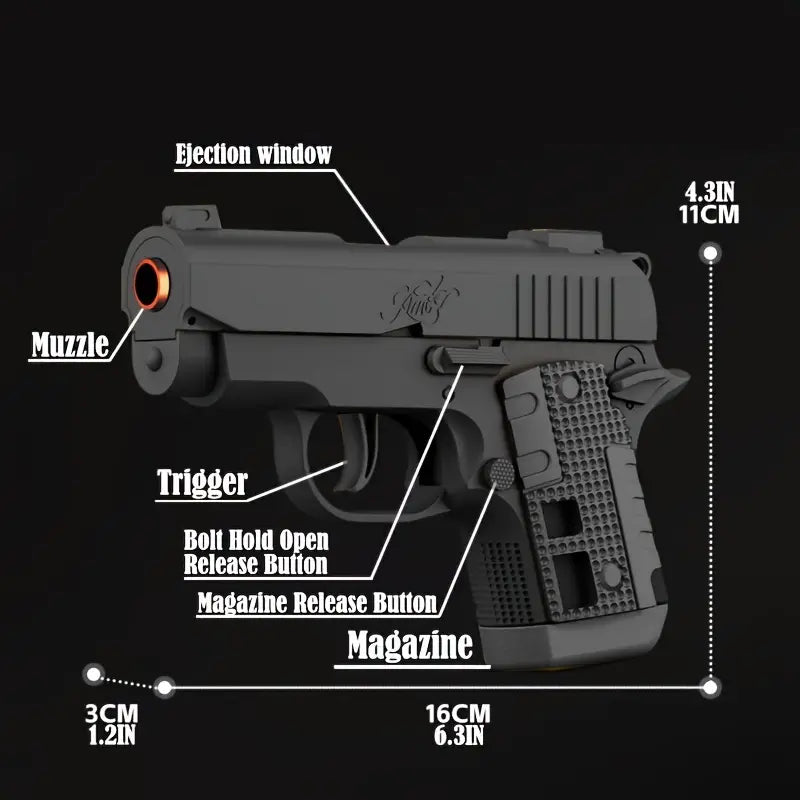 Toy 9mm (1911) Mini Pistols