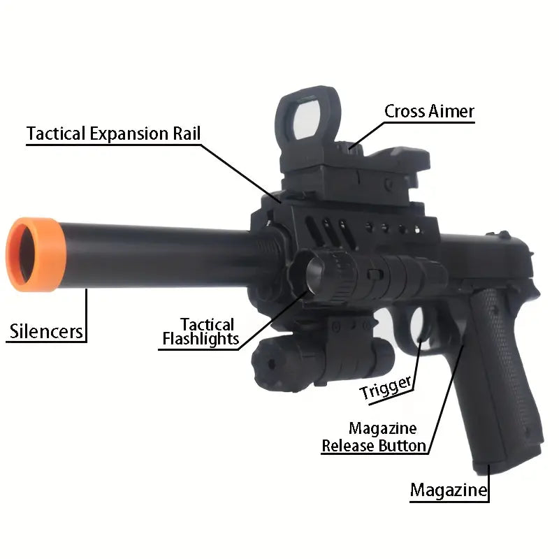 Toy 45 caliber gun sets