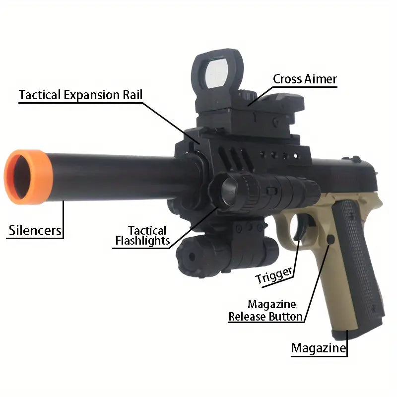 Toy 45 caliber gun sets