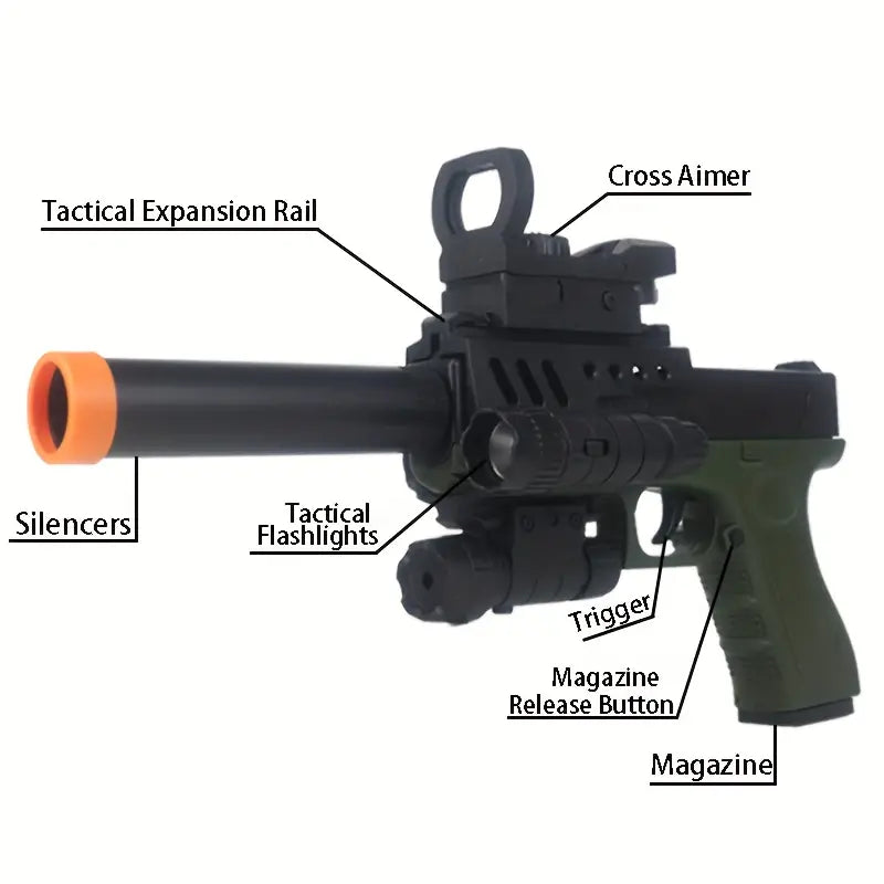 Toy 45 caliber gun sets