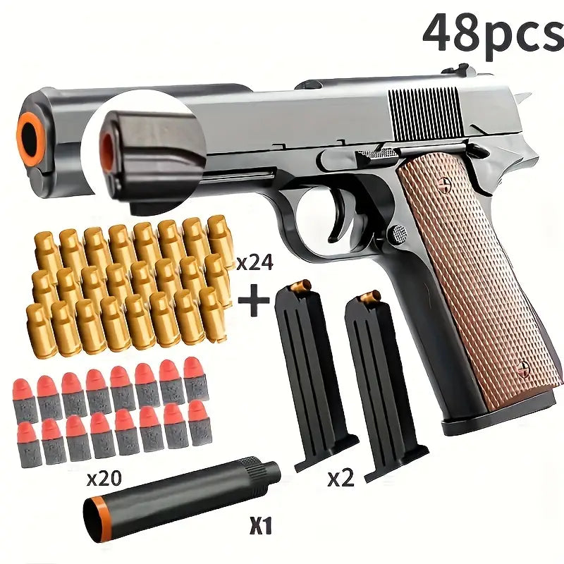 Toy 45 caliber gun sets