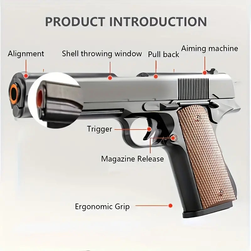 Toy 45 caliber gun sets