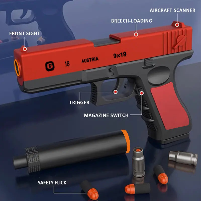 Toy 45 caliber gun sets