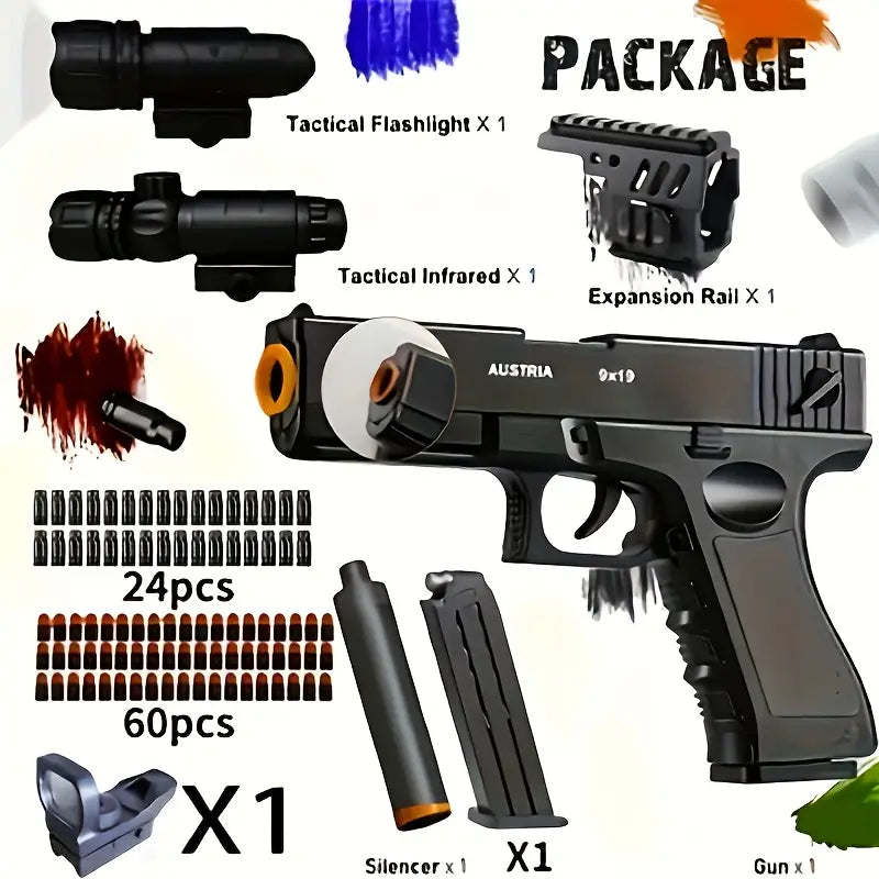 Toy 45 caliber gun sets