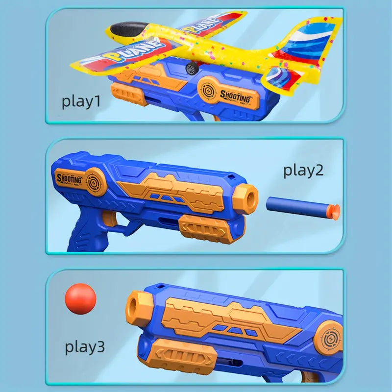 Toy foam dart guns