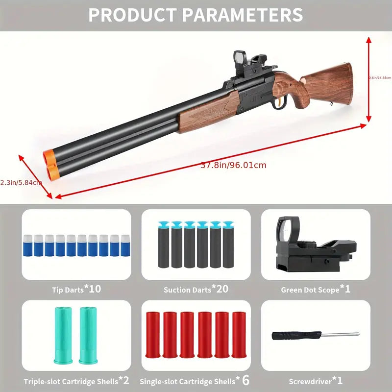 Toy Airsoft Realistic Foam Dart Shotguns Happysalesareus