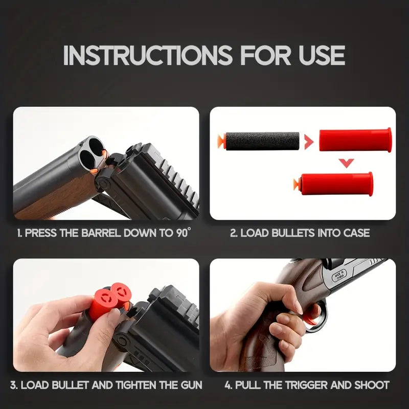 Toy foam dart shotguns