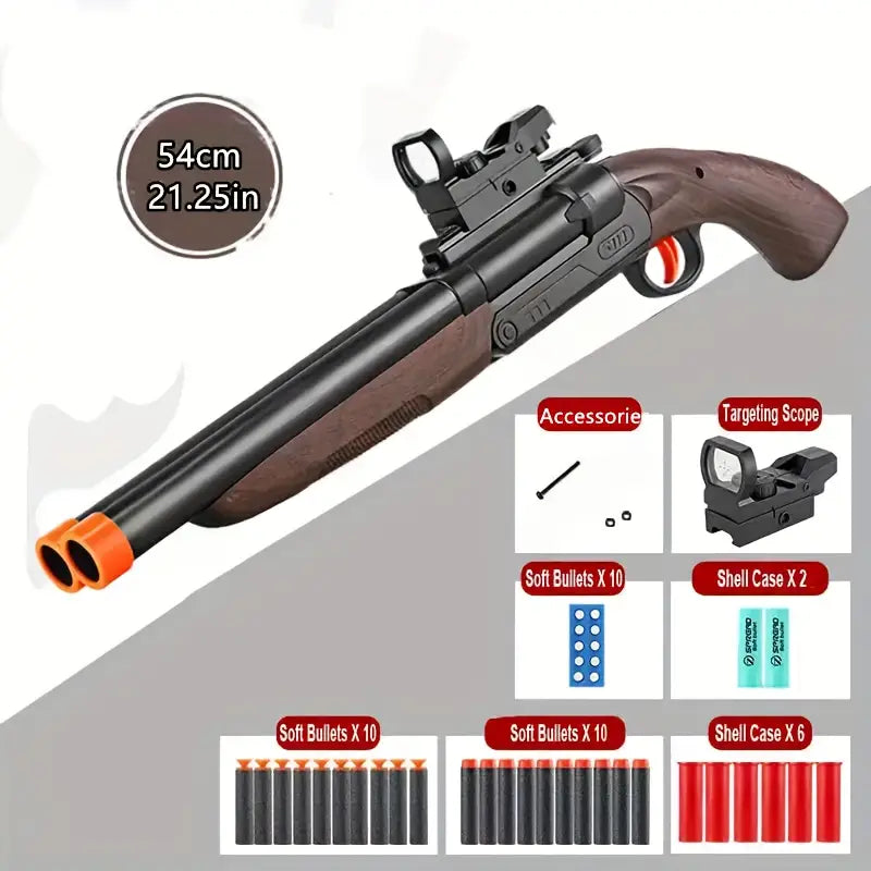 Toy airsoft realistic foam dart shotguns Happysalesareus