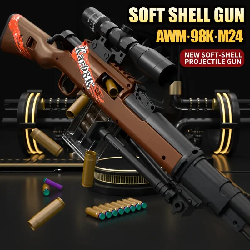 Toy foam dart rifles