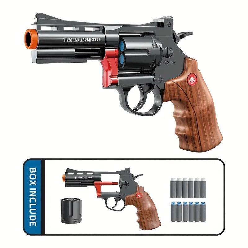 Toy foam dart revolvers