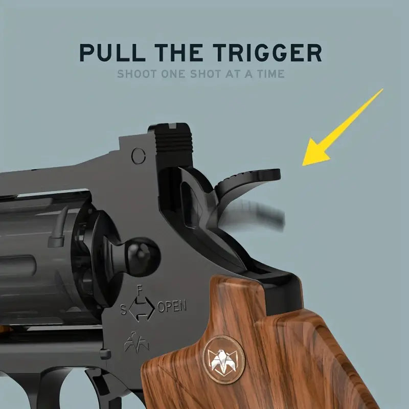 Toy foam dart revolvers