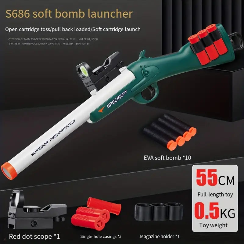 Toy foam dart shotguns