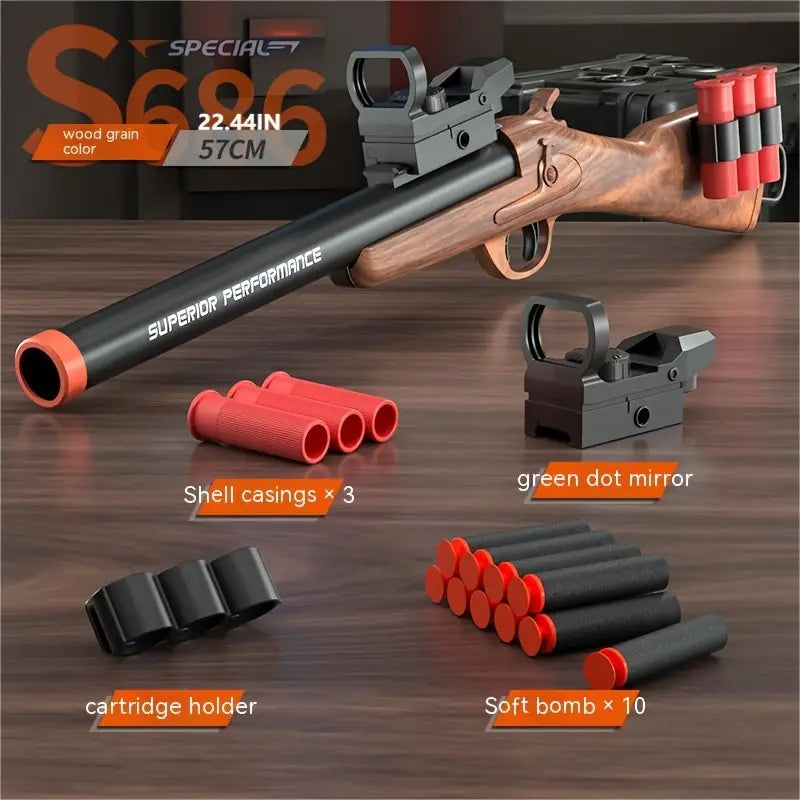 Toy foam dart shotguns