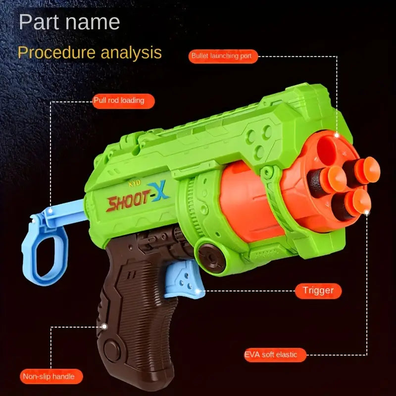 Toy foam dart guns