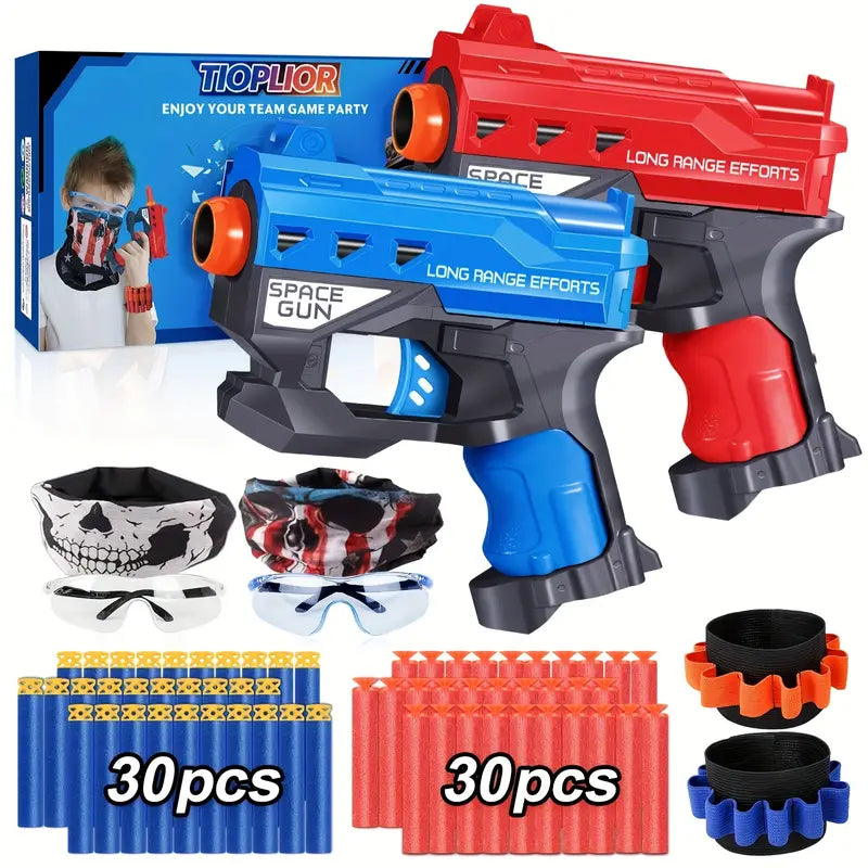 Toy foam dart guns