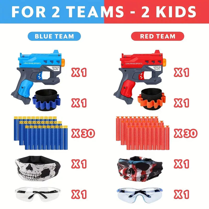 Toy foam dart guns