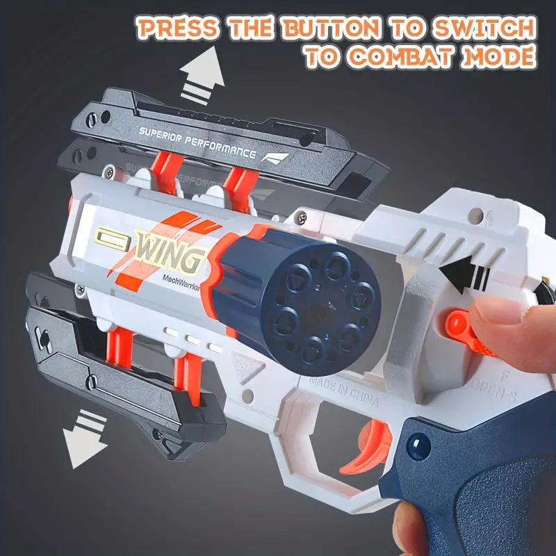 Toy foam dart revolvers