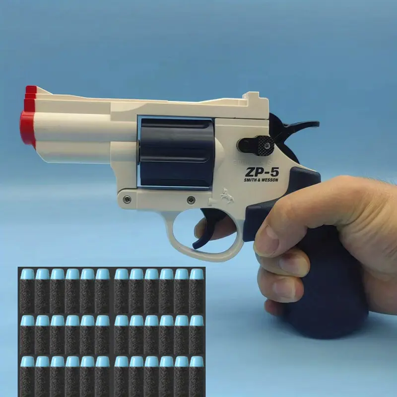 Toy foam dart revolvers