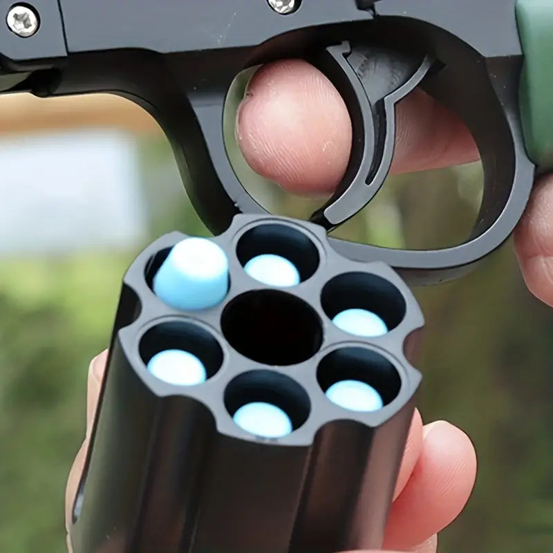 Toy foam dart revolvers
