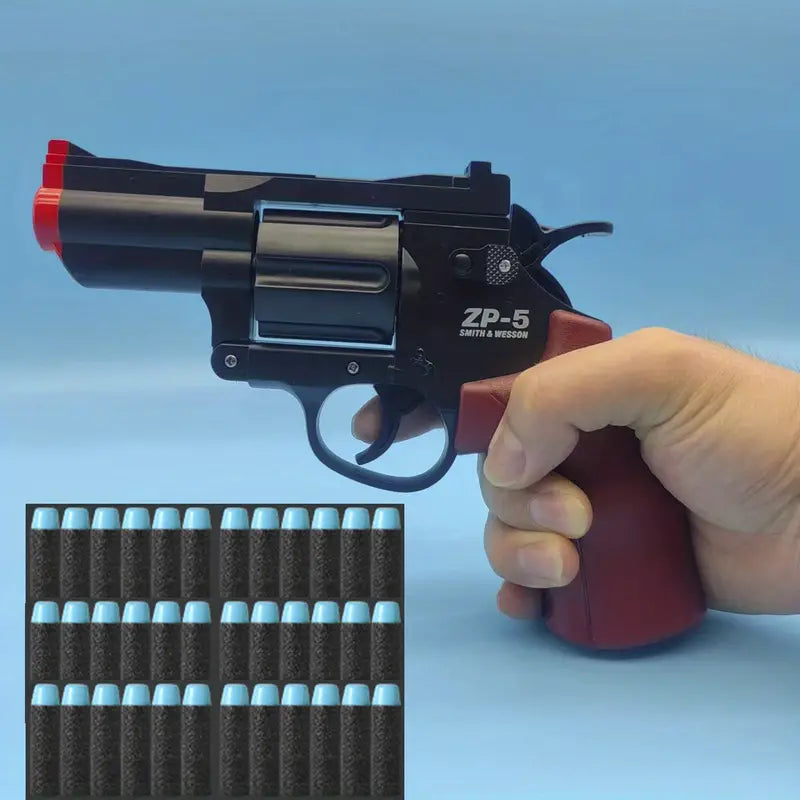Toy foam dart revolvers