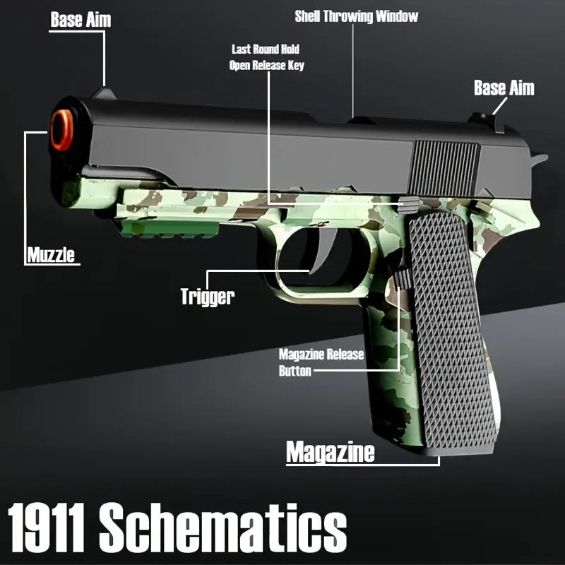 Toy 9mm (1911) pistols LOT #1