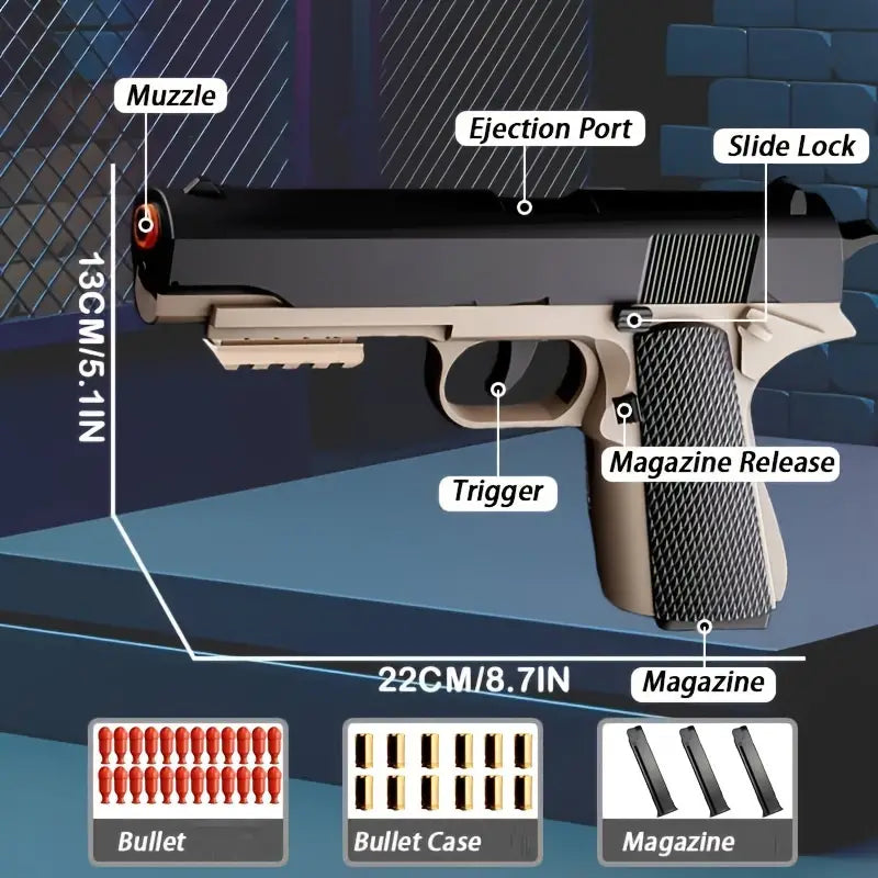 Toy 9mm (1911) pistols LOT #1