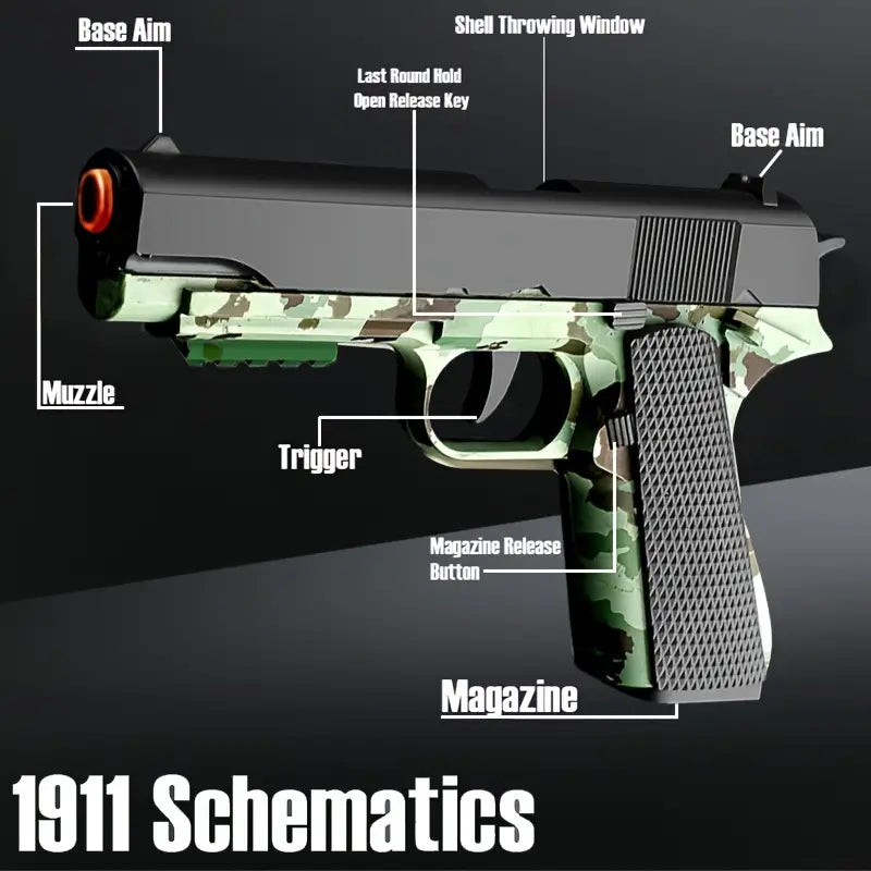 Toy 9mm (1911) pistols LOT #2