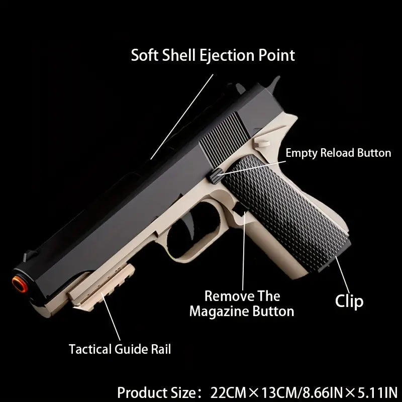 Toy 9mm (1911) pistols