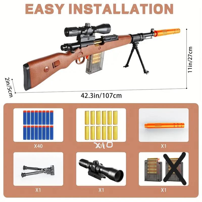 Toy foam dart rifles