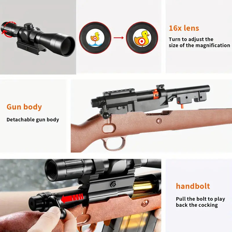 Toy foam dart rifles