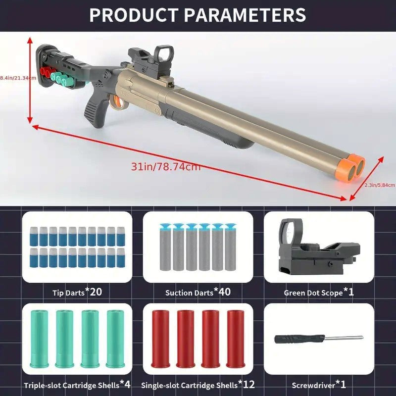 Toy foam dart shotguns