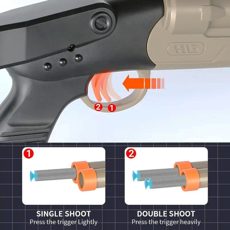 Toy foam dart shotguns