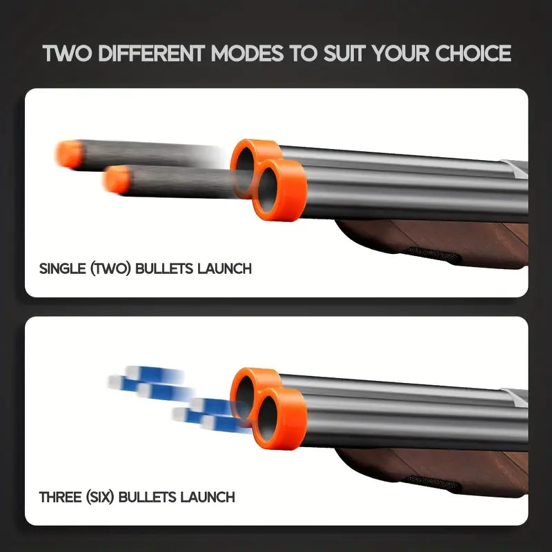 Toy foam dart shotguns