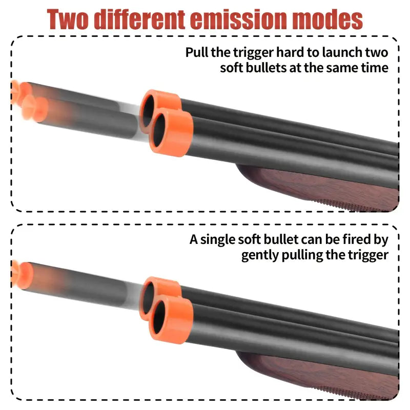 Toy foam dart shotguns