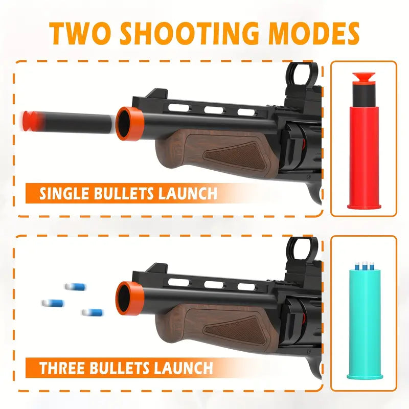 Toy foam dart shotguns