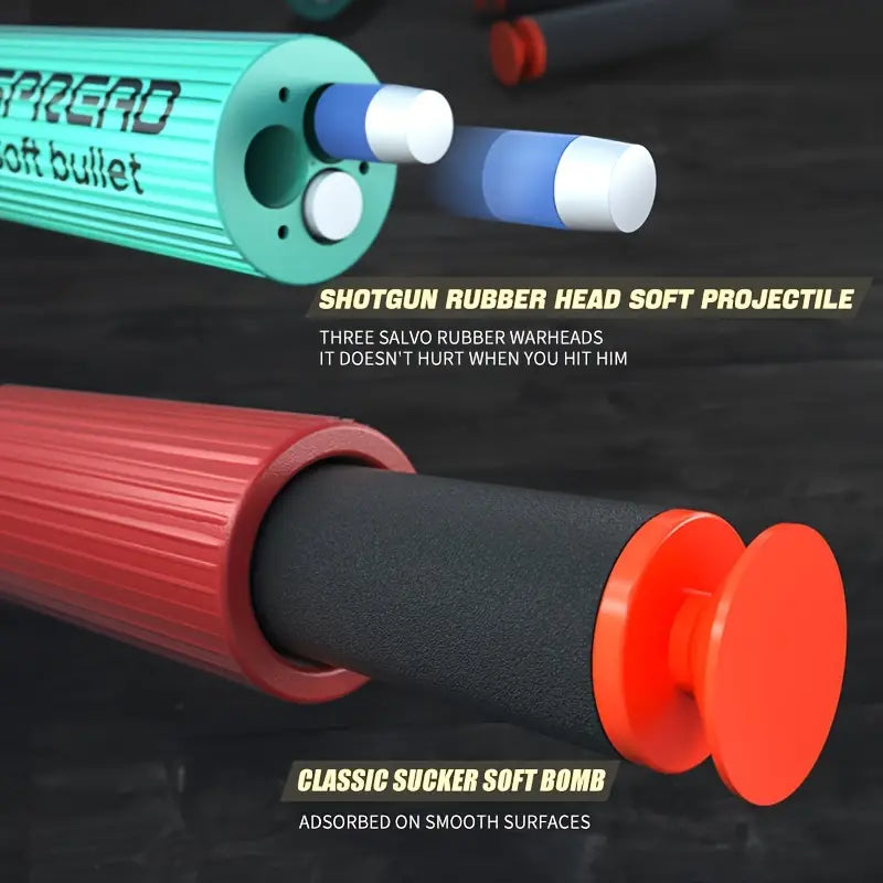 Toy foam dart shotguns