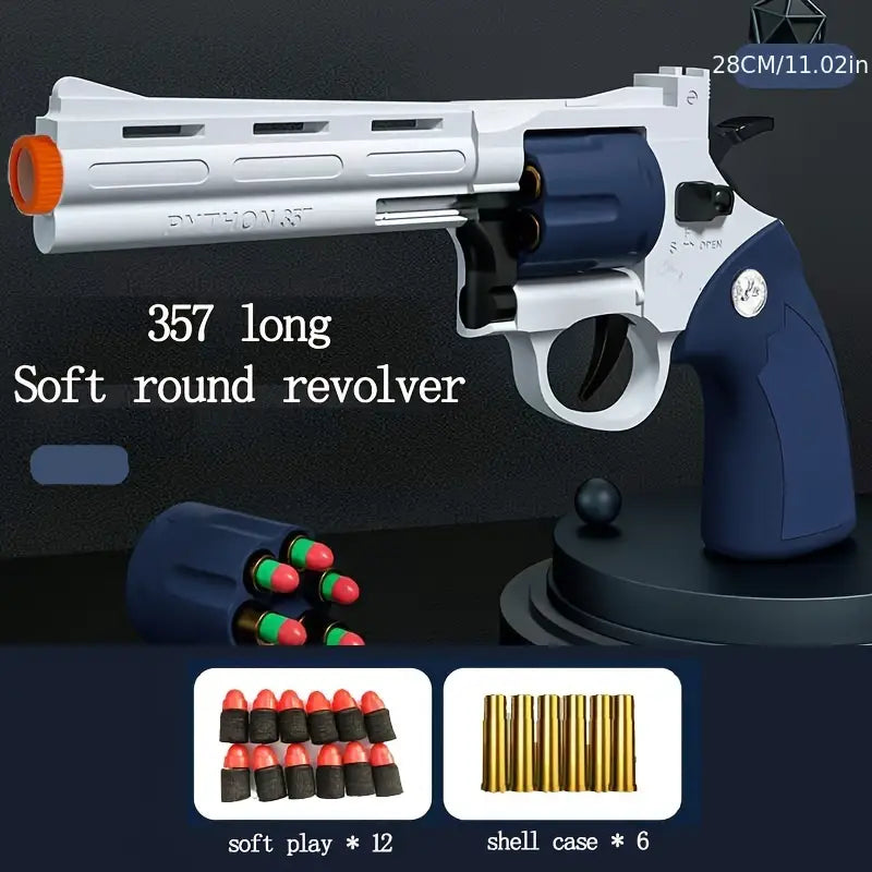 Toy airsoft realistic dart 357 revolvers guns – Happysalesareus