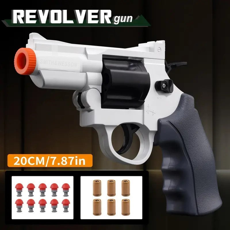 Toy airsoft realistic dart 357 revolvers guns – Happysalesareus