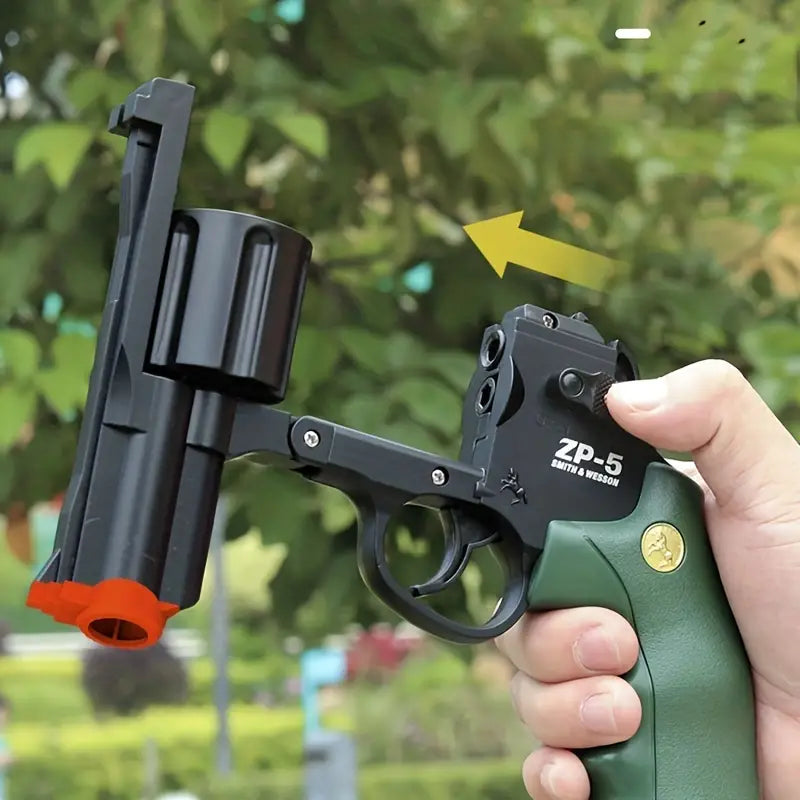 Toy foam dart revolvers