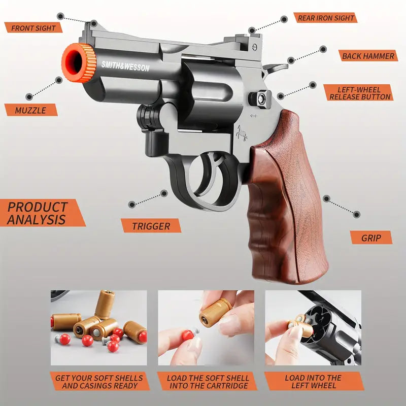Toy 9mm Revolvers